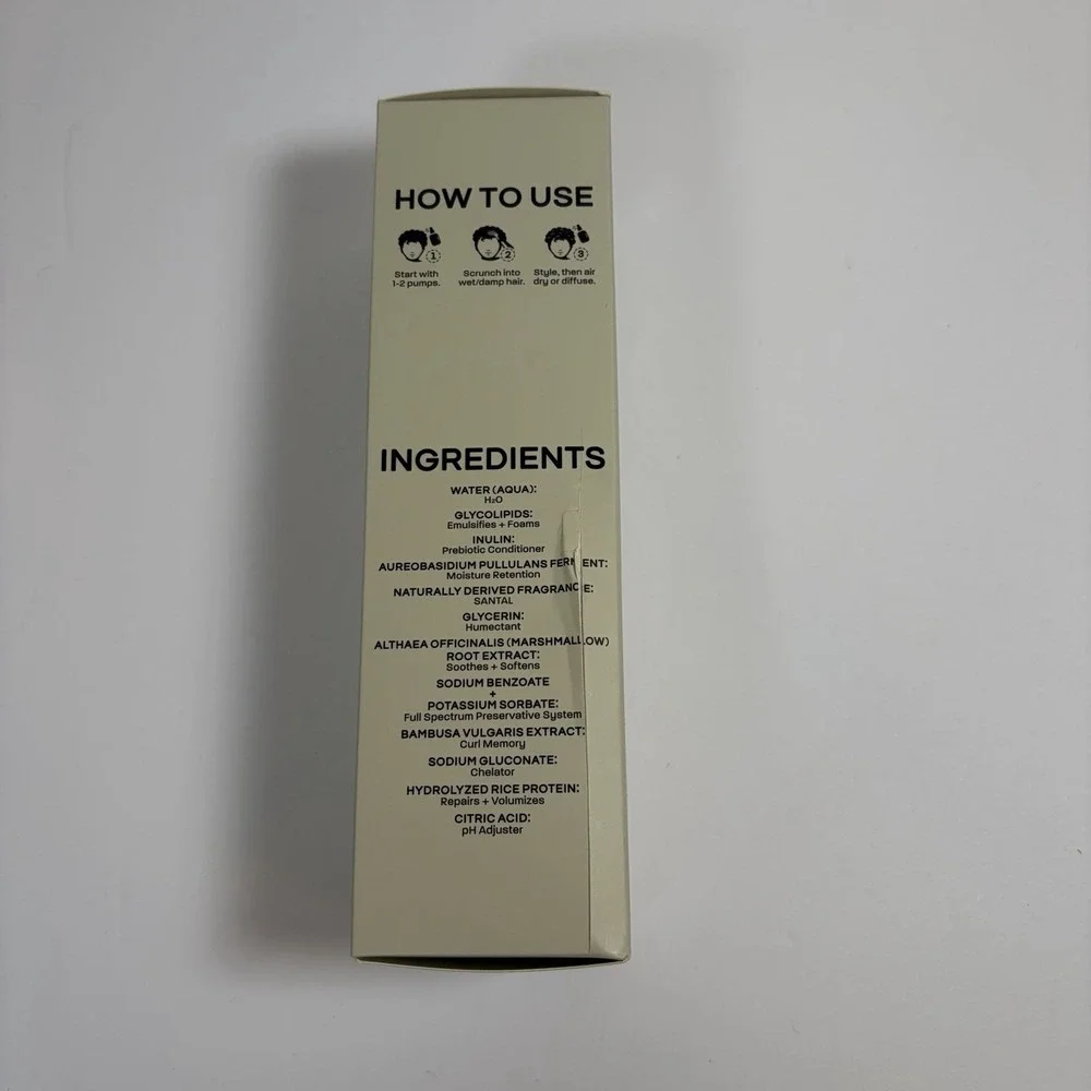 BASED Curl Mousse - Instant‎ Volume & Definition 6.8 Fl Oz (Pack of 1), White
